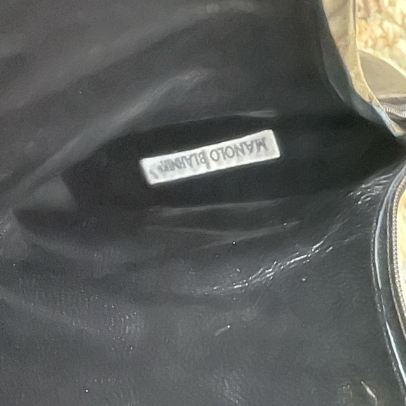 Manolo Blahnik leather Knee boots in black leather Size 35 - Picture 2 of 15